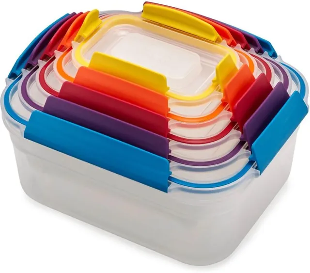 joseph-joseph-nest-lock-ensemble-de-5-bo-tes-alimentaires-empilables-avec-couver image 1