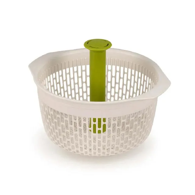 joseph-joseph-spindola-essoreuse-salade-2-en-1-et-passoire-blanc-vert-m-canisme- image 1