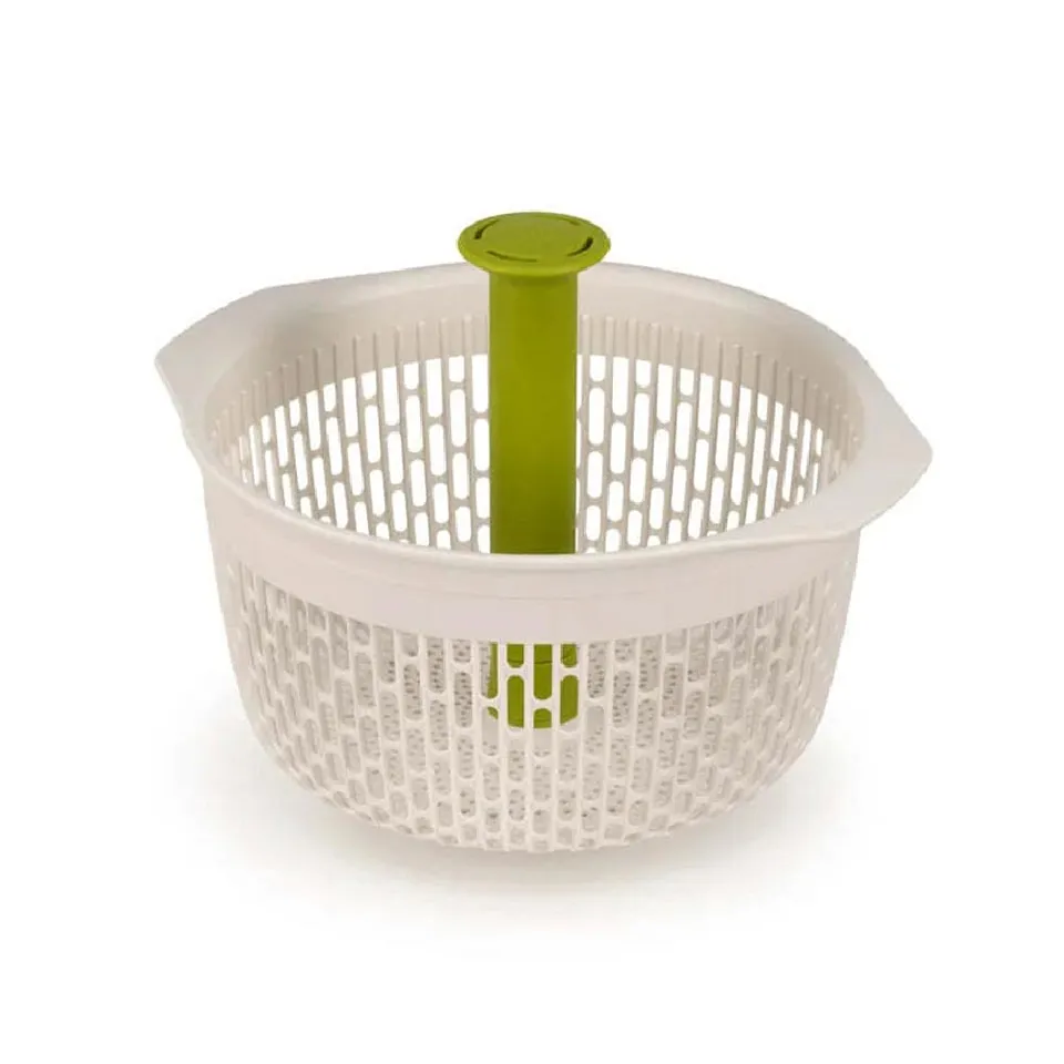 joseph-joseph-spindola-essoreuse-salade-2-en-1-et-passoire-blanc-vert-m-canisme- image 1