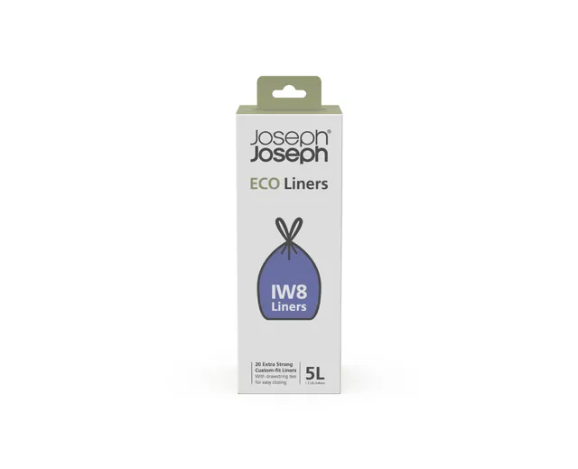 joseph-joseph-iw8-eco-sacs-poubelle-cologiques-en-plastique-recycl-5-litres-lot- image 1