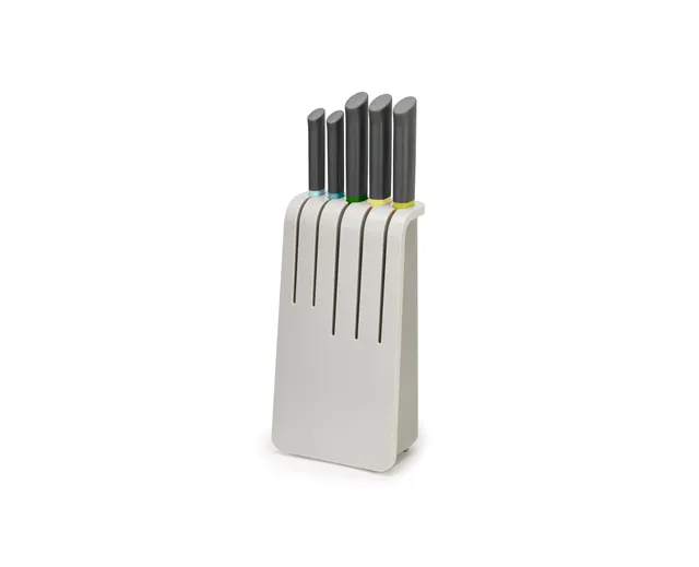 joseph-joseph-duo-bloc-de-couteaux-de-cuisine-5-pi-ces-couteaux-d-office-chef-sa image 1