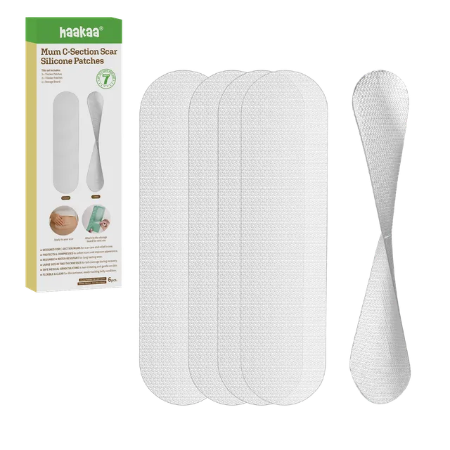 patchs-en-silicone-pour-cicatrice-de-c-sarienne-haakaa-mum-6-pi-ces-3x0-5mm-3x1m image 1