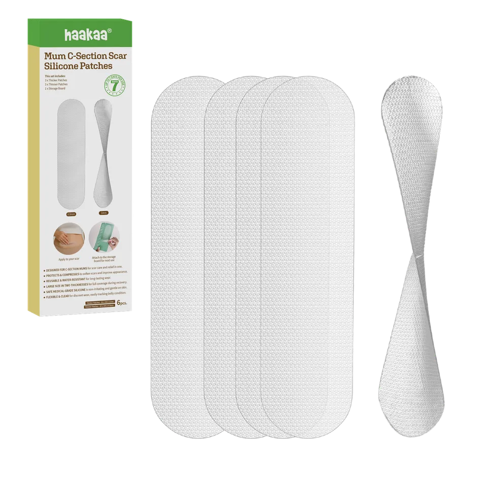 patchs-en-silicone-pour-cicatrice-de-c-sarienne-haakaa-mum-6-pi-ces-3x0-5mm-3x1m image 1