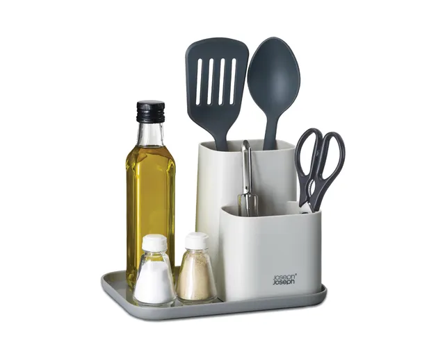 joseph-joseph-duo-organisateur-de-plan-de-travail-de-cuisine-gris image 1
