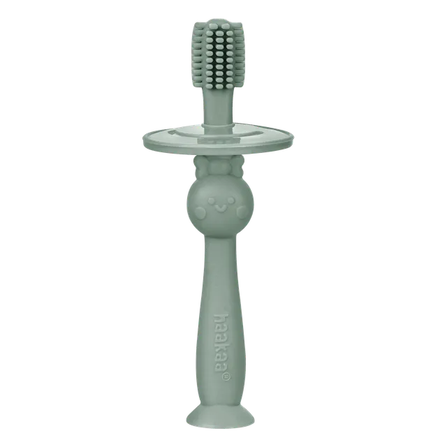 brosse-dents-360-en-silicone-haakaa-6-mois image 1