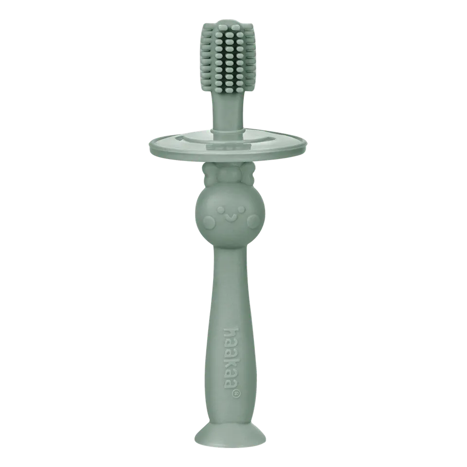 brosse-dents-360-en-silicone-haakaa-6-mois image 1