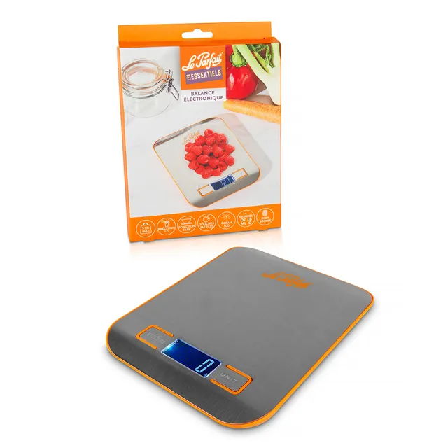 balance-lectronique-en-inox-bross-le-parfait-5kg-pr-cision-1g image 1