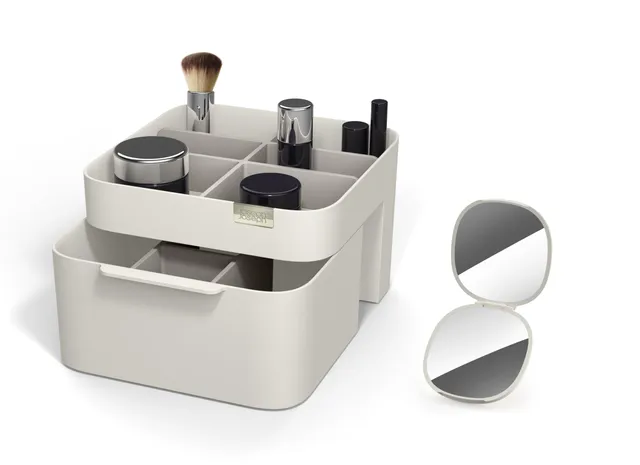 joseph-joseph-make-me-up-set-miroir-et-organisateur-de-cosm-tiques-avec-tiroir-b image 1