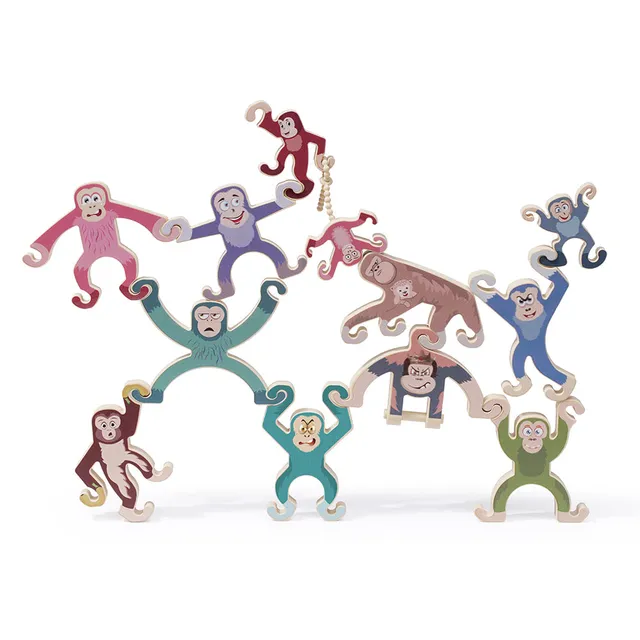 haakaa-cheeky-monkey-empilables-en-silicone image 1