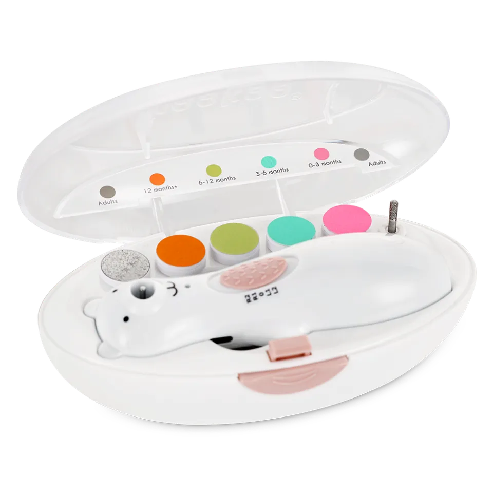 set-coupe-ongles-lectrique-rechargeable-happii-bear-haakaa image 1