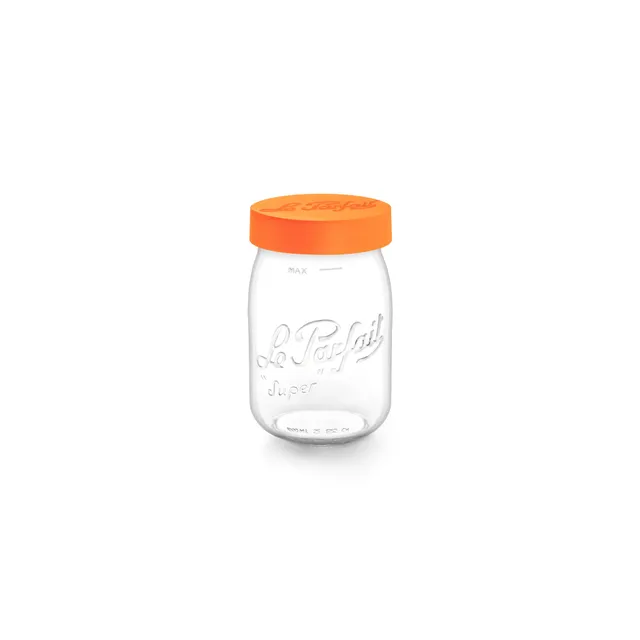 bocal-en-verre-color-vis-le-parfait-fermeture-avec-joint-alveolit-1-l-2-l-3-l image 1