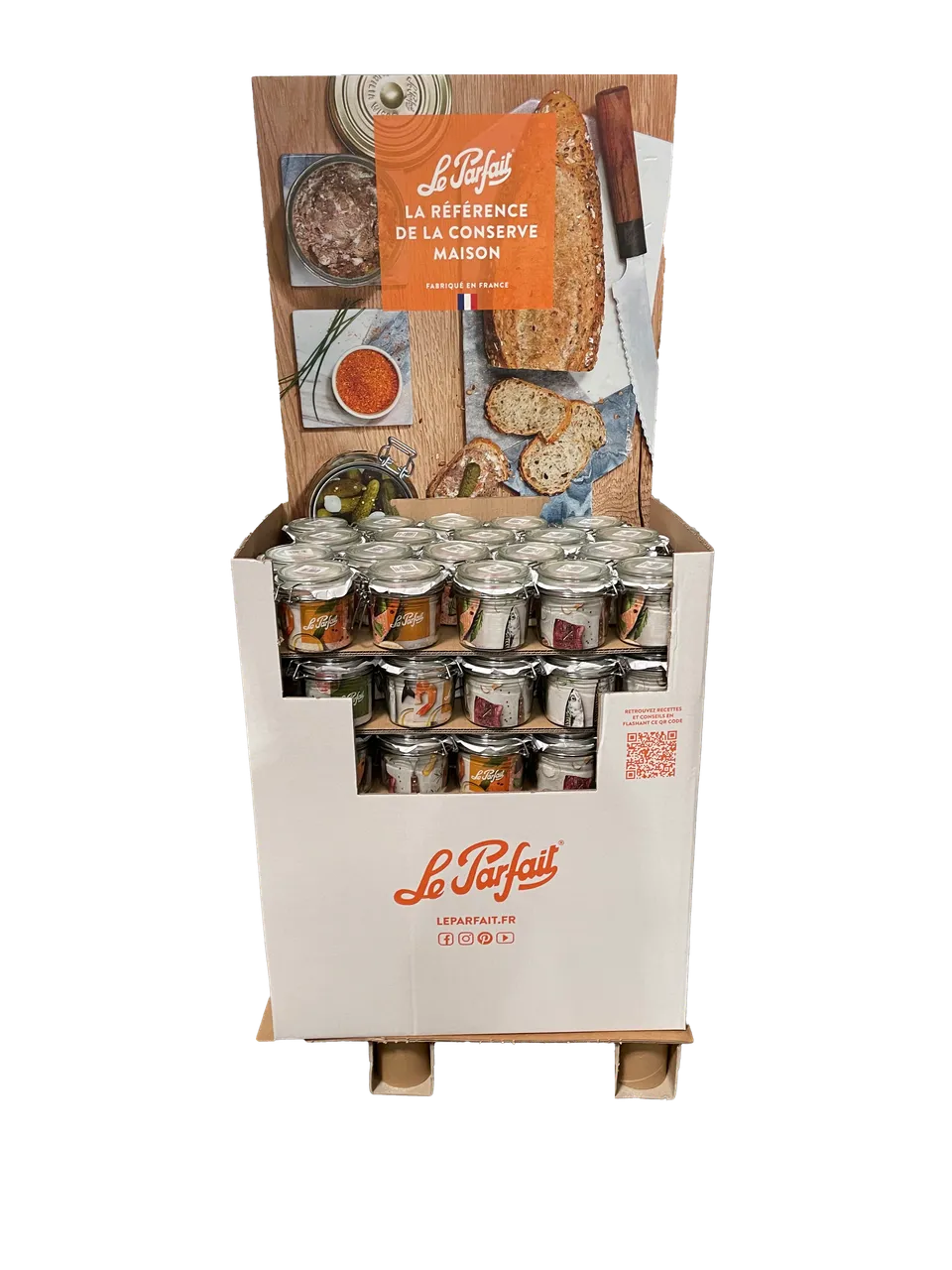 lot-de-100-terrines-le-parfait-super-350g image 1