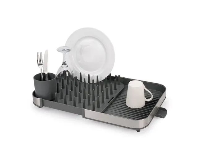 joseph-joseph-duo-gouttoir-vaisselle-extensible-avec-porte-couverts-amovible-aci image 1