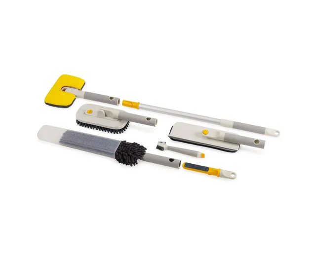set-de-nettoyage-joseph-joseph-cleantech-avec-perche-t-lescopique-5-outils-pour- image 1