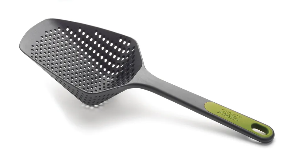joseph-joseph-scoop-plus-passoire-gouttoir-avec-poign-e-silicone-r-siste-200-c-v image 1