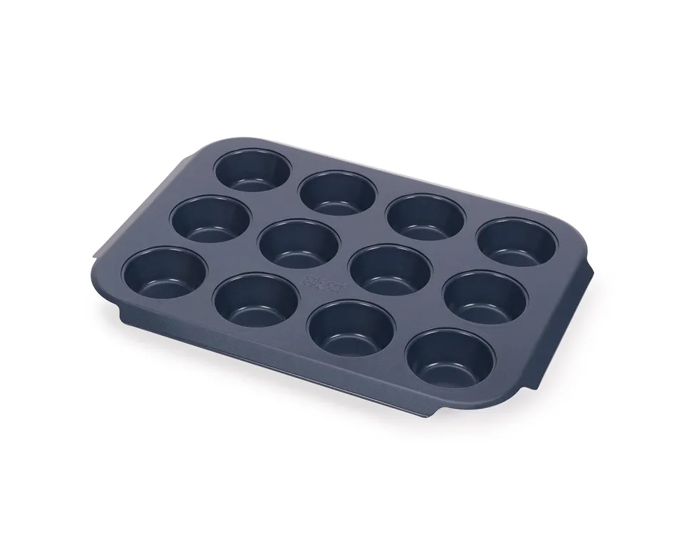 joseph-joseph-nest-plaque-muffins-antiadh-sive-12-tasses-acier-au-carbone-empila image 1