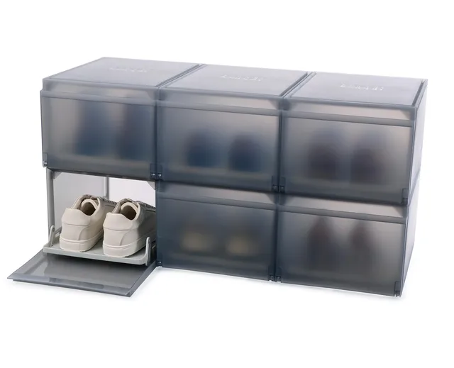 joseph-joseph-shoecase-bo-te-de-rangement-pour-chaussures-lot-de-6-plateau-couli image 1