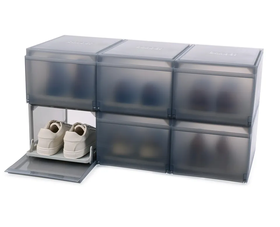joseph-joseph-shoecase-bo-te-de-rangement-pour-chaussures-lot-de-6-plateau-couli image 1