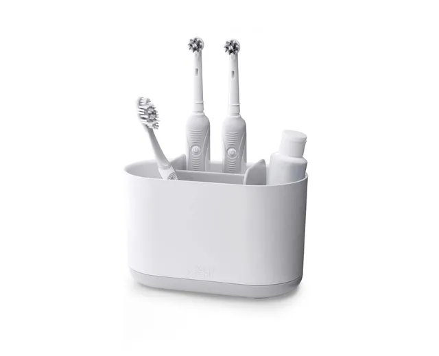 porte-brosse-dents-joseph-joseph-duo-amovible-grand-blanc image 1