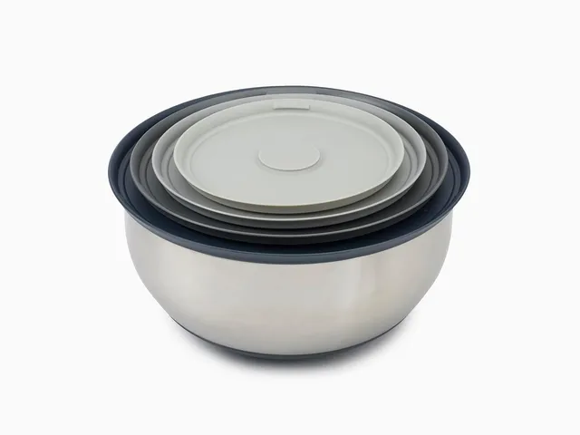 joseph-joseph-prep-store-ensemble-de-4-bols-en-acier-inoxydable-avec-couvercles image 1