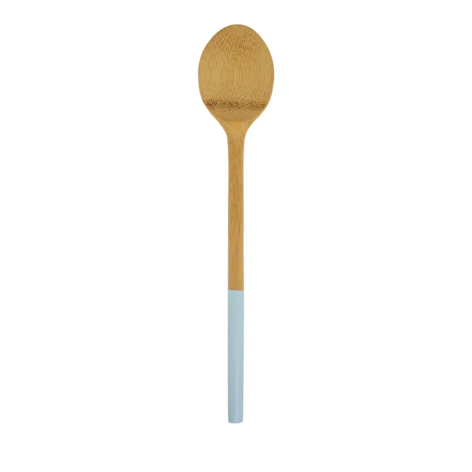 pebbly-grande-cuill-re-en-bambou-30-cm-bleu-cadet image 1