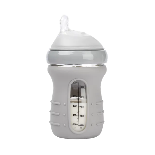 haakaa-housse-en-silicone-pour-biberon-en-verre image 1