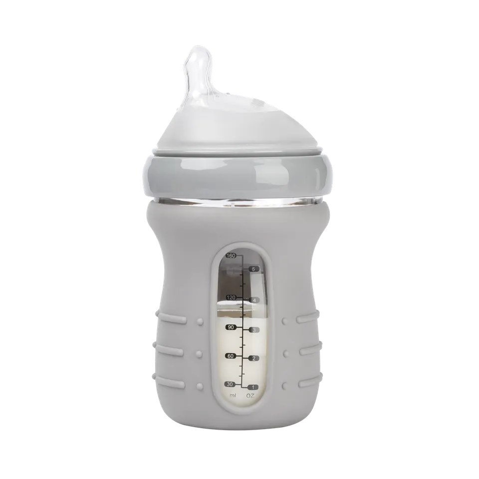 haakaa-housse-en-silicone-pour-biberon-en-verre image 1