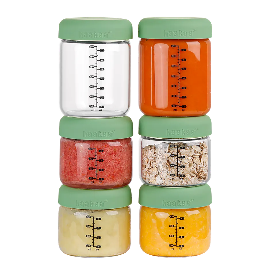haakaa-set-de-bocaux-en-verre-borosilicate-avec-couvercles-herm-tiques-en-silico image 1