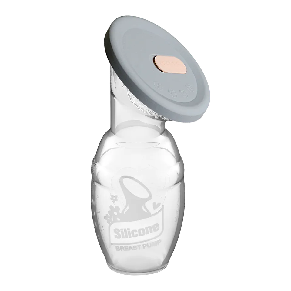 haakaa-tire-lait-manuel-en-silicone-gen-1-avec-bouchon image 1