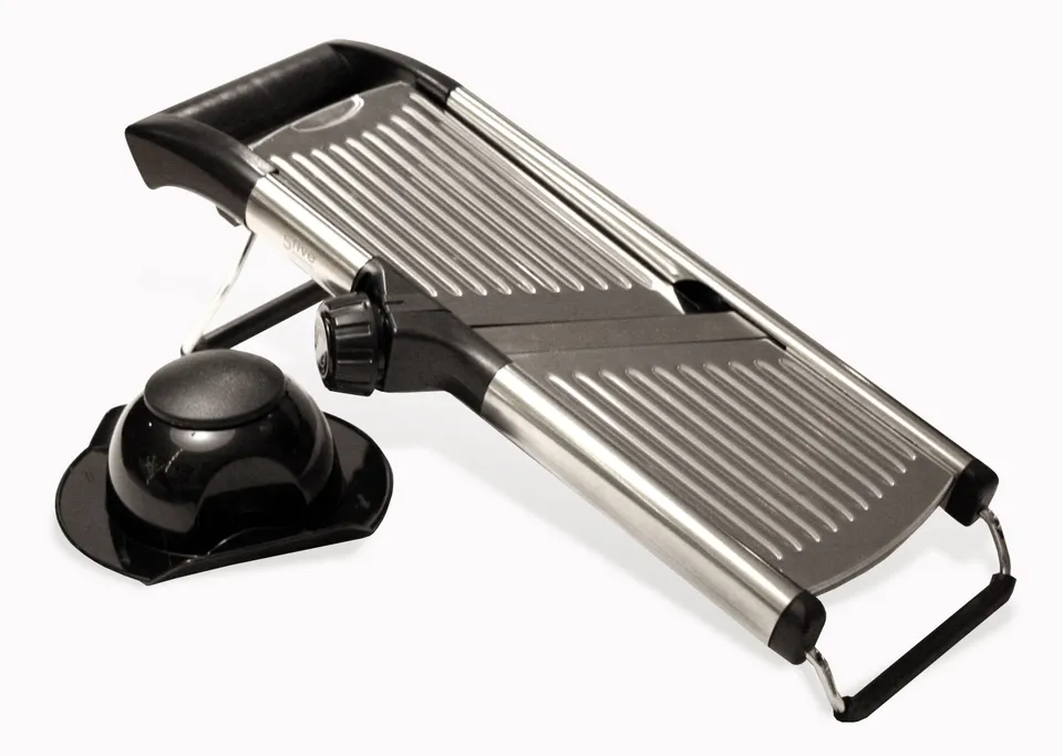 le-parfait-mandoline-multifonction-en-acier-inoxydable-avec-3-grilles image 1