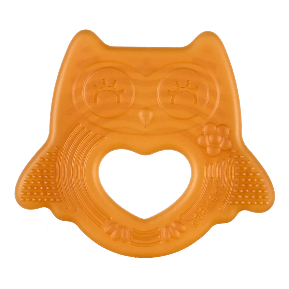 anneau-de-dentition-hibou-en-silicone-haakaa image 1