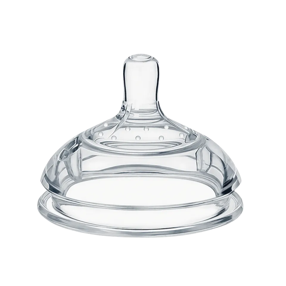 t-tines-anti-coliques-en-silicone-haakaa-generation-3-d-bit-lent-moyen-variable- image 1