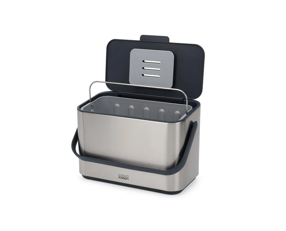 joseph-joseph-collect-poubelle-compost-4l-avec-couvercle-poign-e-rangement-pour- image 1