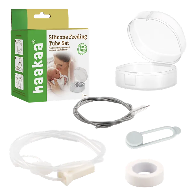 syst-me-d-alimentation-d-appoint-en-silicone-haakaa-tube-d-alimentation image 1