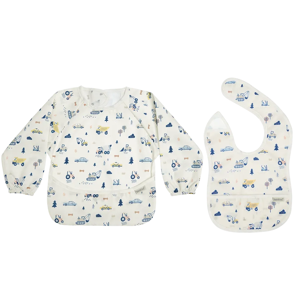 ensemble-bavoir-poncho-haakaa-anti-d-g-ts-avec-manches image 1