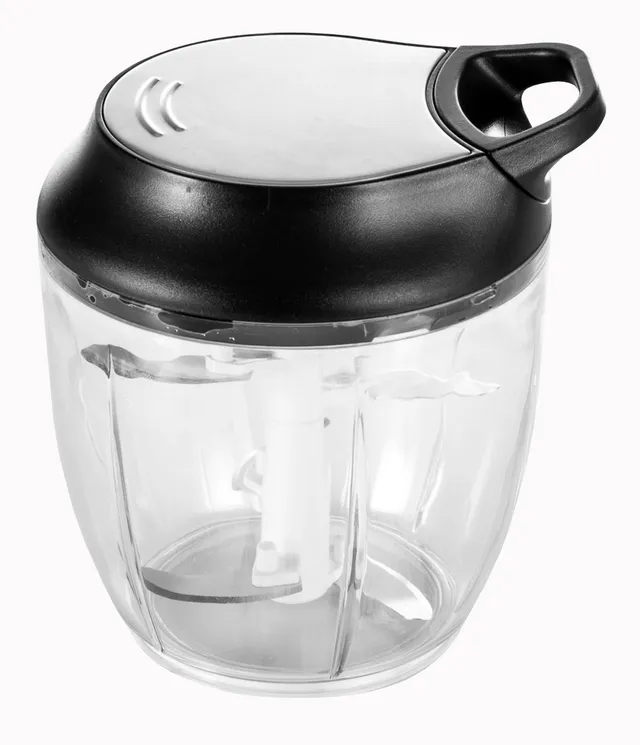 hachoir-manuel-mini-avec-bol-950-ml-et-5-lames-en-inox-le-parfait image 1