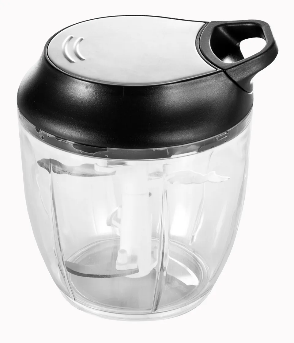 hachoir-manuel-mini-avec-bol-950-ml-et-5-lames-en-inox-le-parfait image 1