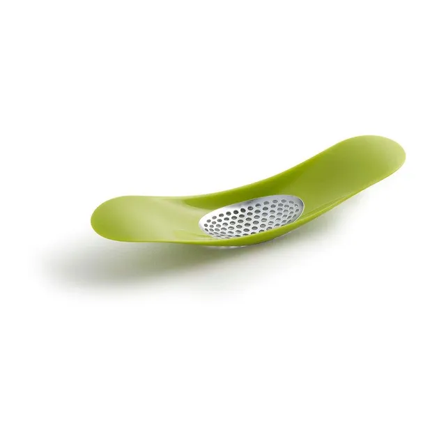 joseph-joseph-rocker-presse-ail-incurv-en-acier-vert-lave-vaisselle image 1