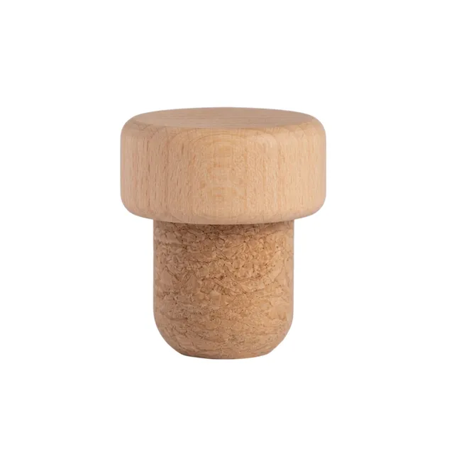 bouchon-li-ge-le-parfait-pour-bouteille-rhum-alchemist-t-te-bois image 1