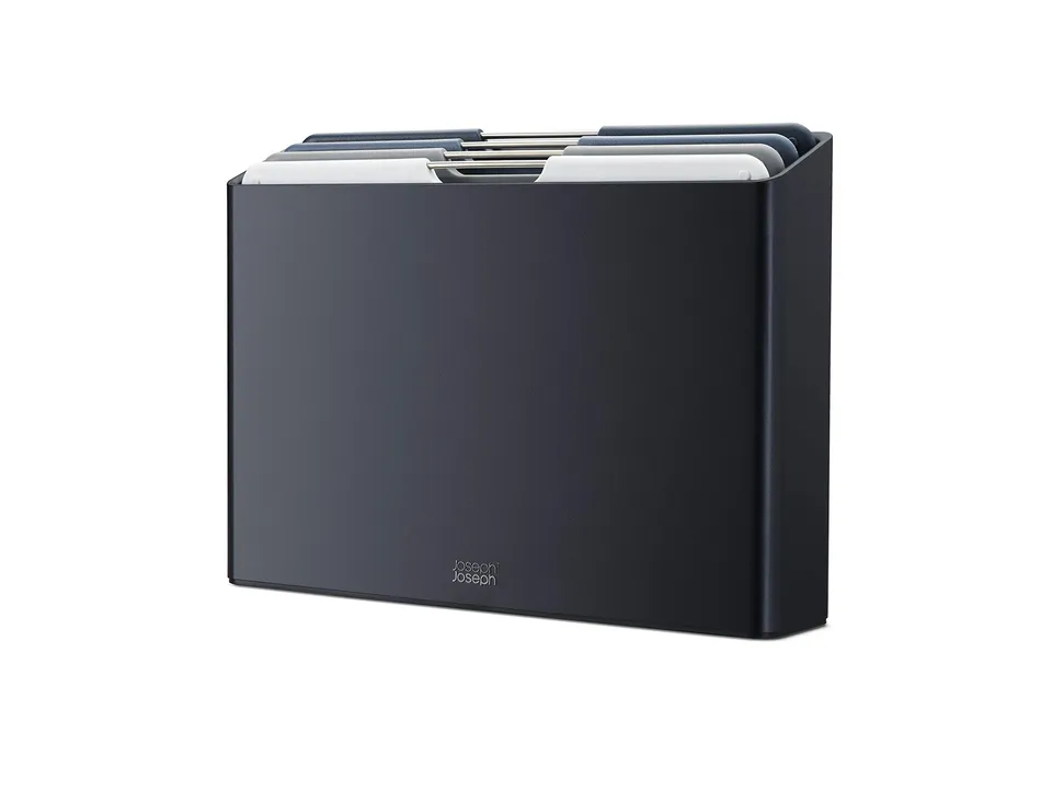 joseph-joseph-folio-ensemble-de-4-planches-d-couper-avec-support-de-rangement-or image 1