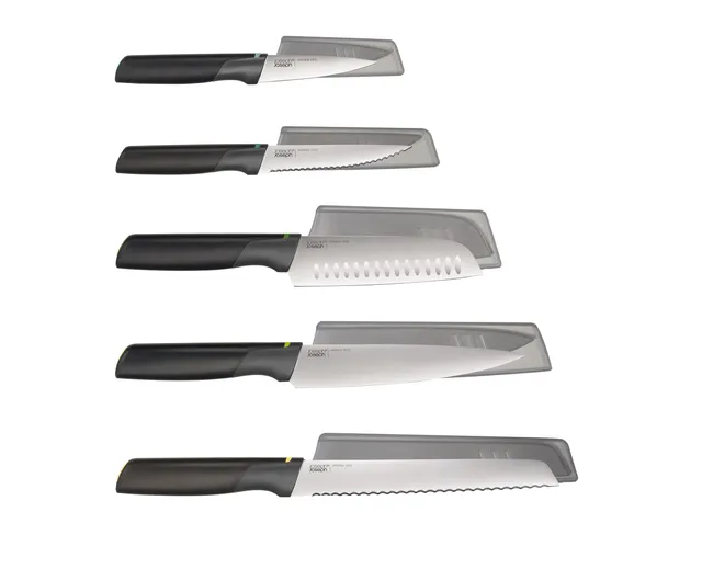 joseph-joseph-duo-ensemble-de-couteaux-de-cuisine-elevate-5-pi-ces-lames-en-acie image 1