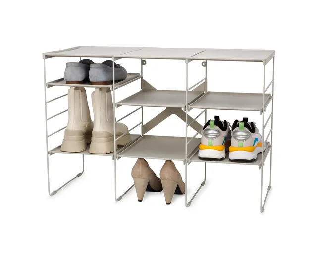 joseph-joseph-level-rangement-chaussures-12-paires-4-niveaux-r-glables-cadre-en- image 1