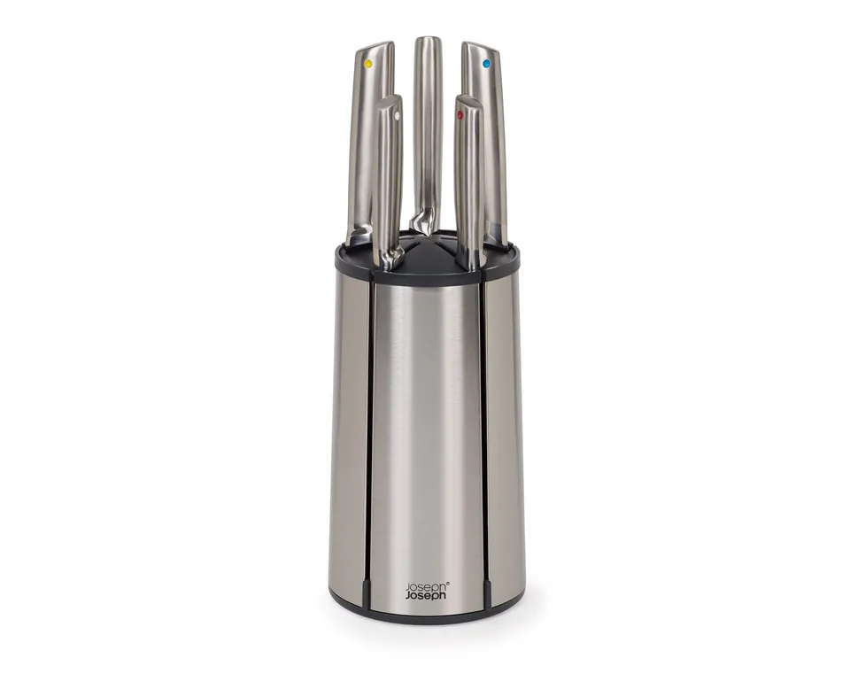 joseph-joseph-elevate-ensemble-carrousel-de-couteaux-en-acier-inoxydable-5-pi-ce image 1
