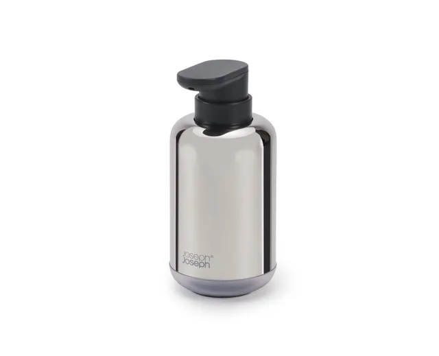 joseph-joseph-easystore-pompe-savon-luxe-en-acier-inoxydable-300-ml-base-antid-r image 1