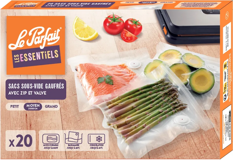 le-parfait-lot-de-20-sacs-sous-vide-avec-valve-r-utilisables image 1