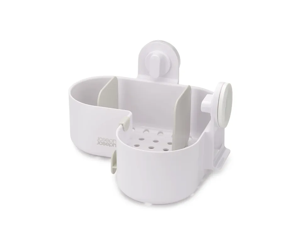 organiseur-de-douche-d-angle-joseph-joseph-duo-avec-ventouses-blanc image 1
