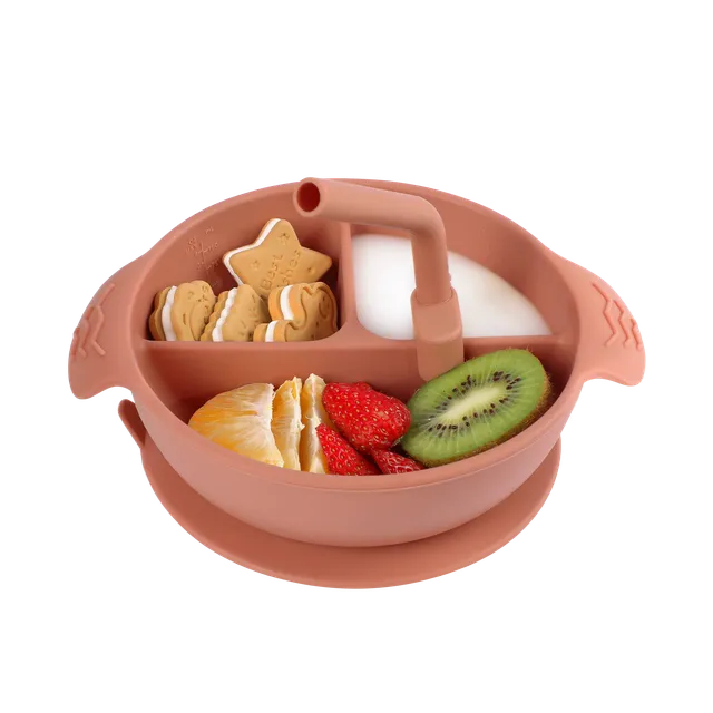 bol-ventouse-compartiment-en-silicone-haakaa-250-ml-2x100-ml image 1