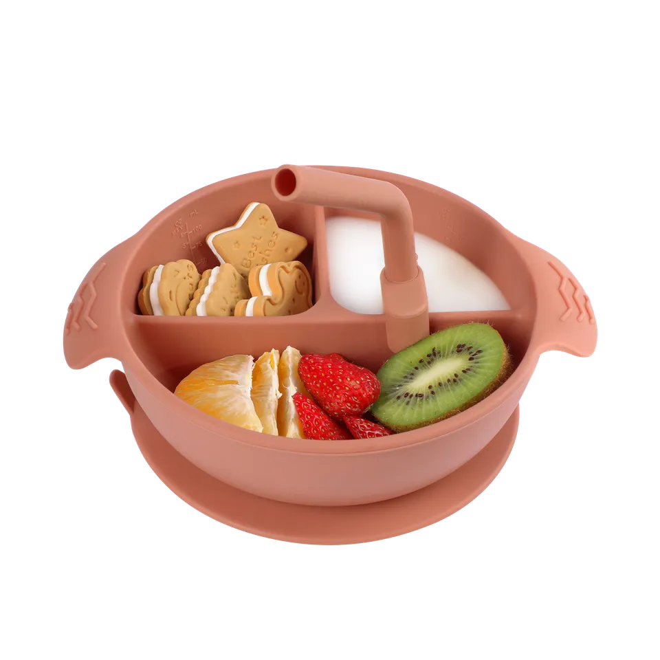 bol-ventouse-compartiment-en-silicone-haakaa-250-ml-2x100-ml image 1