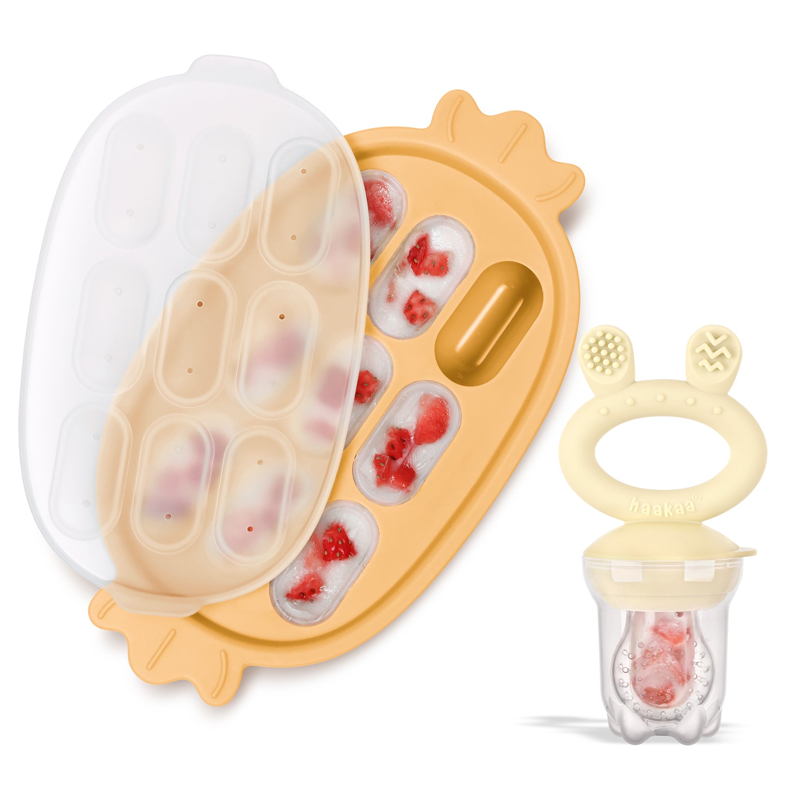 ensemble-t-tine-de-d-gustation-en-silicone-et-plateau-nibble-tray-haakaa image 8