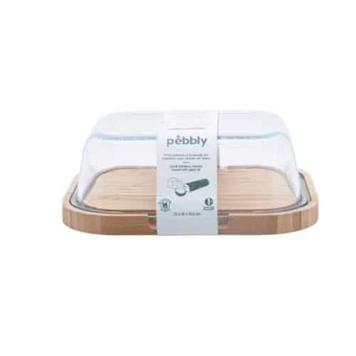 pebbly-bo-te-fromage-en-verre-et-bambou-avec-plateau-27-x-21-5-x-9-5-cm-pour-3-4 image 8